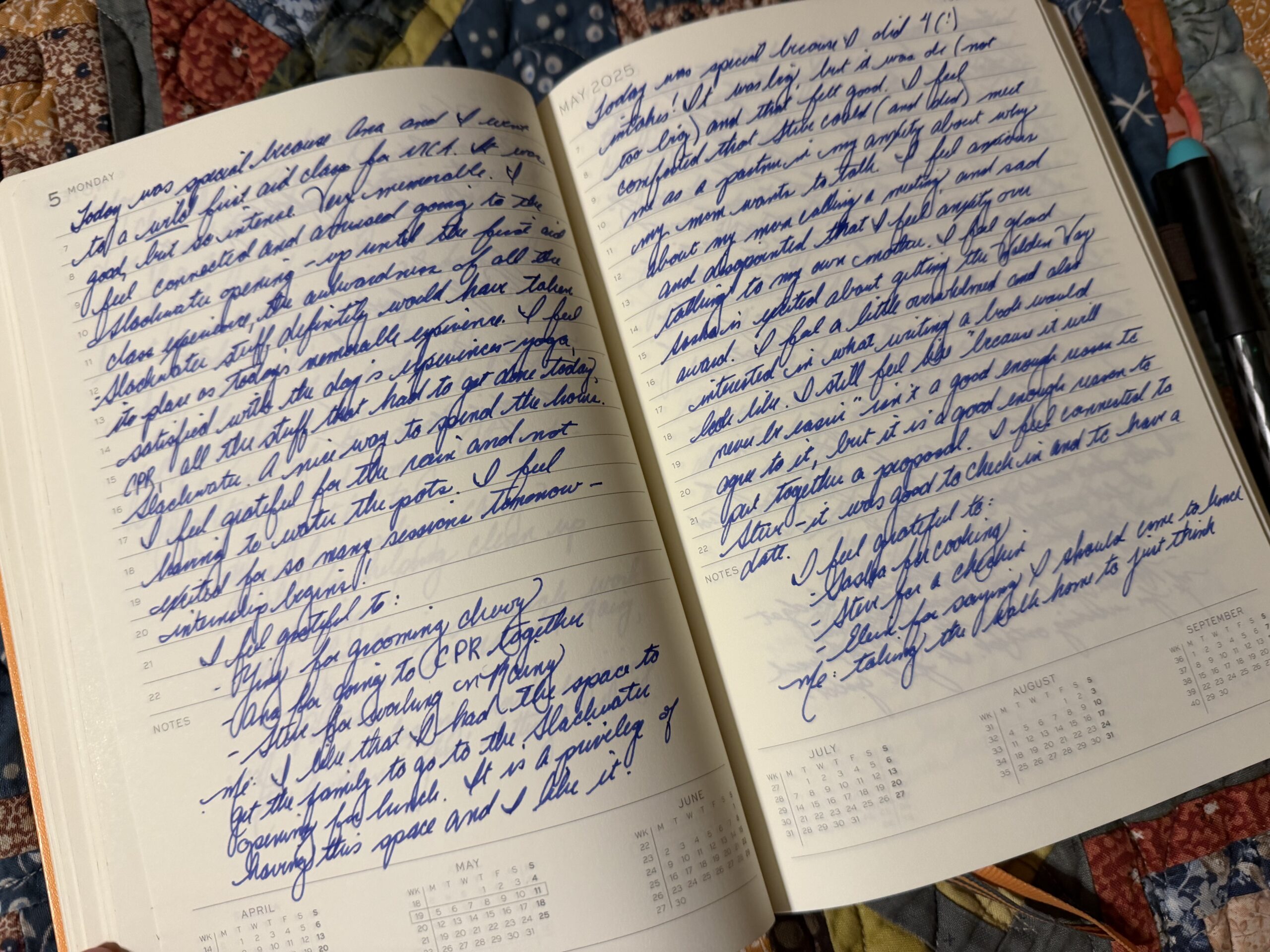 End of Day Journaling